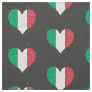 Tela Brillo de la bandera de Italia hermoso