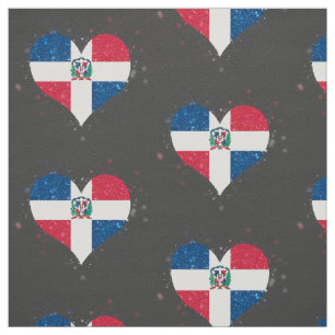 Tela Brillo de la bandera de la República Dominicana