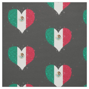 Tela Brillo de la bandera de México único