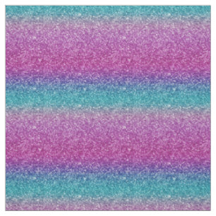 Tela Brillo Purpurina azul Verde azulado rosa Ombre
