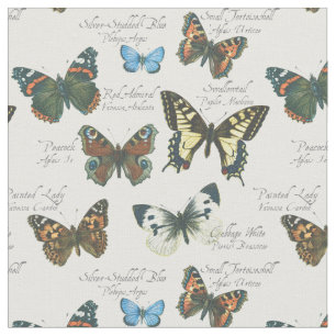 Tela británica de las mariposas