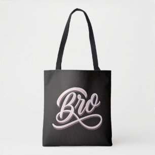 Tela "BRO" Bolso de Letra Vintage