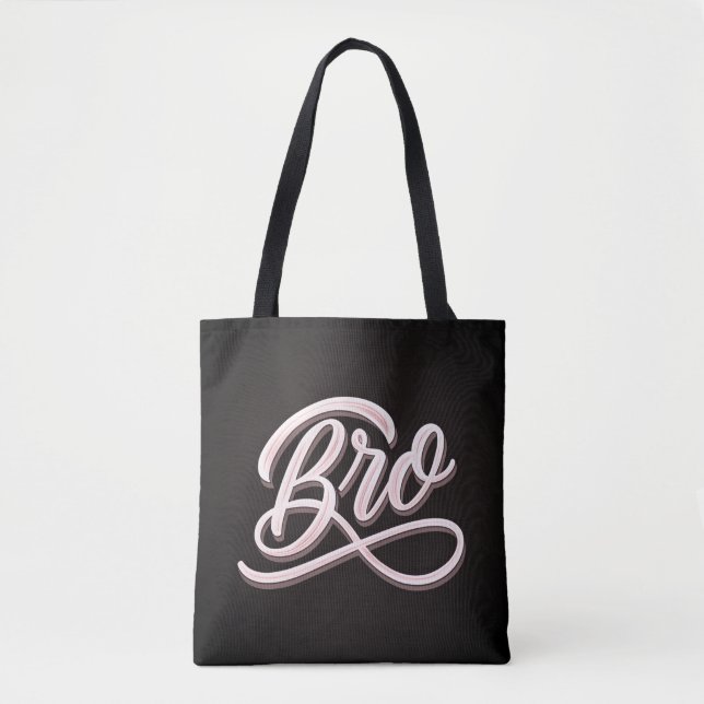 Tela "BRO" Bolso de Letra Vintage (Anverso)