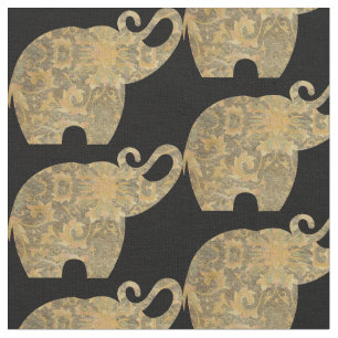 Tela Brocade Elephants Personalizado Fabric