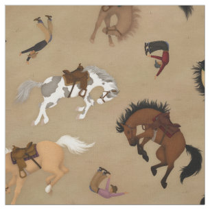 Tela Broncos y vaqueros (gran escala)
