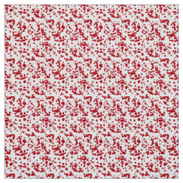 Tela Brotes de pintura roja.