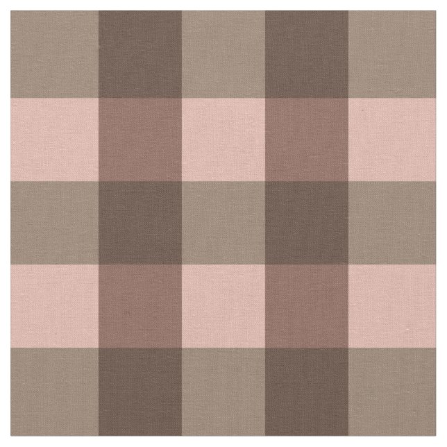 Tela Brown Gingham (De cerca)