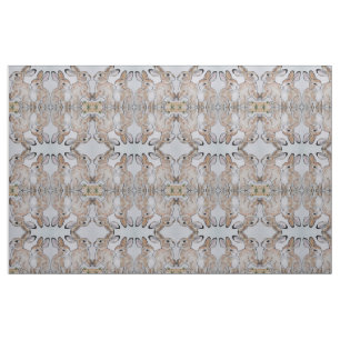 Tela Brown Tan Baby Bunny Rabbit Lively Fun Fabric