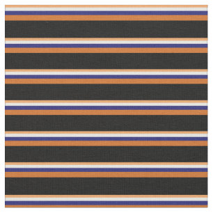 Tela Brown, White, Midnight Blue, Chocolate y Black