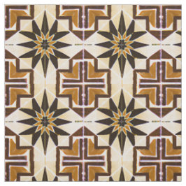 Tela Browns neutrales mosaicos de estilo mexicano simul
