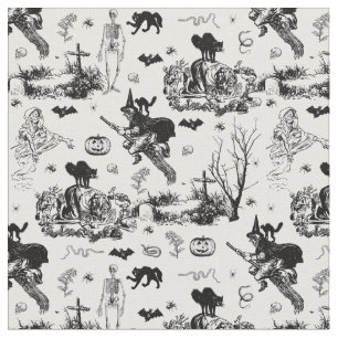 Tela bruja de halloween antigua toile goth de espectro 