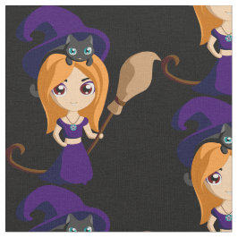 Tela Bruja suave en Halloween Gorra morado