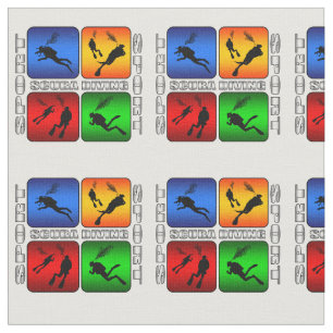 Tela Buceo con escafandra espectacular