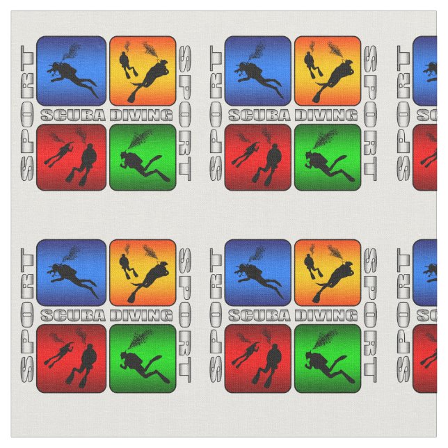 Tela Buceo con escafandra espectacular (De cerca)