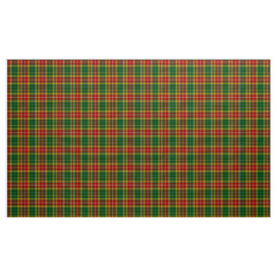 Tela Buchanan Tartán Tejido Verde Rojo Amarillo Lágrimo