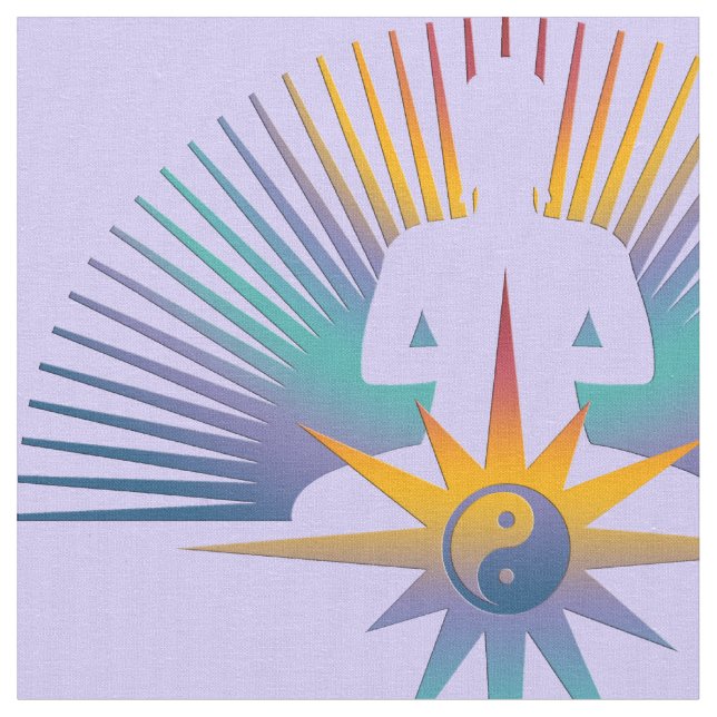 Tela Buddha Sun & Star + tu fondo e ideas (De cerca)