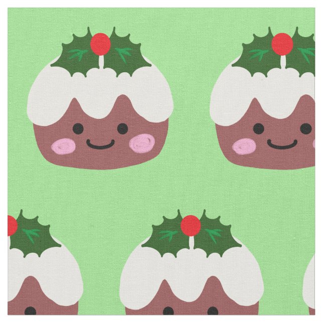 Tela Budín de Navidad 1 (De cerca)