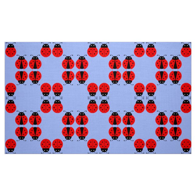 Tela Buena suerte Ladybugs ("Cuarto gordo" (fat quarter))