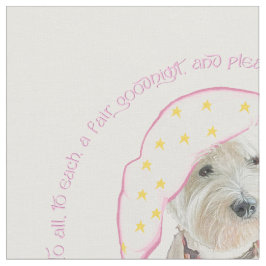 Tela Buenas noches Westie