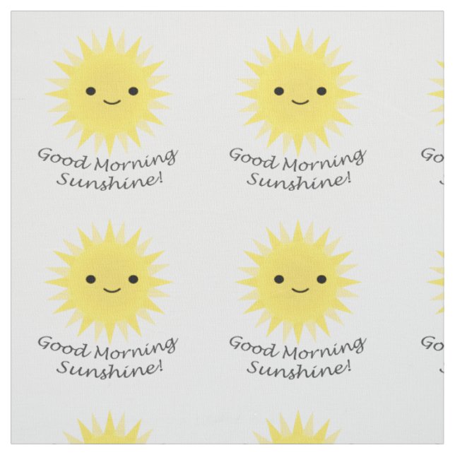Tela Buenos días Sunshine Cute Kawaii Sun (Retal)