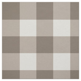 Tela Buffalo Check Beige Cream Ivory Gingham