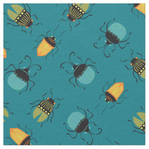 Tela Bugs escarabajos de medio siglo