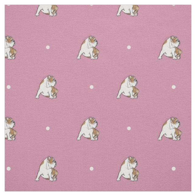 Tela Bulldog del lunar (Retal)