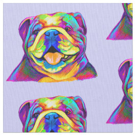 Tela Bulldog en colores