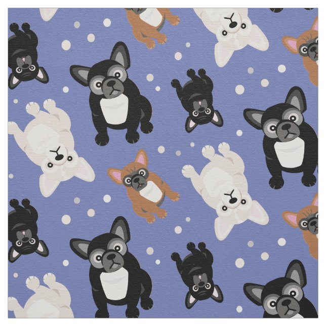 Tela Bulldog francés dulce Personalizado francés (Retal)