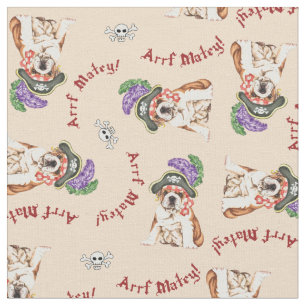 Tela Bulldog Pirata Fabric