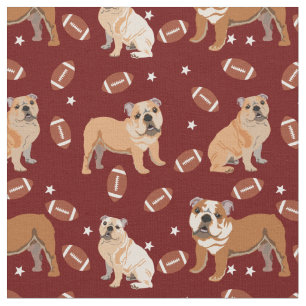 Tela Bulldoges ingleses perros baloncesto deportivo