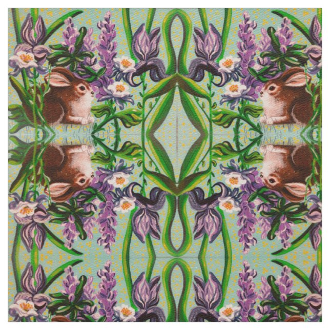 Tela Bunnies de Iris (Retal)