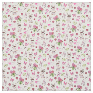 Tela Bunny Ballerina en Watercolor