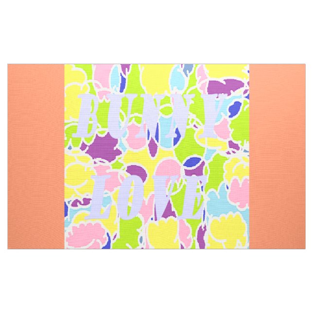 Tela Bunny Love colores claros casi pastel (Yarda)