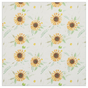 Tela Buques de girasol y margarita
