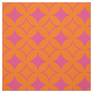 Tela Buques rosa y naranja