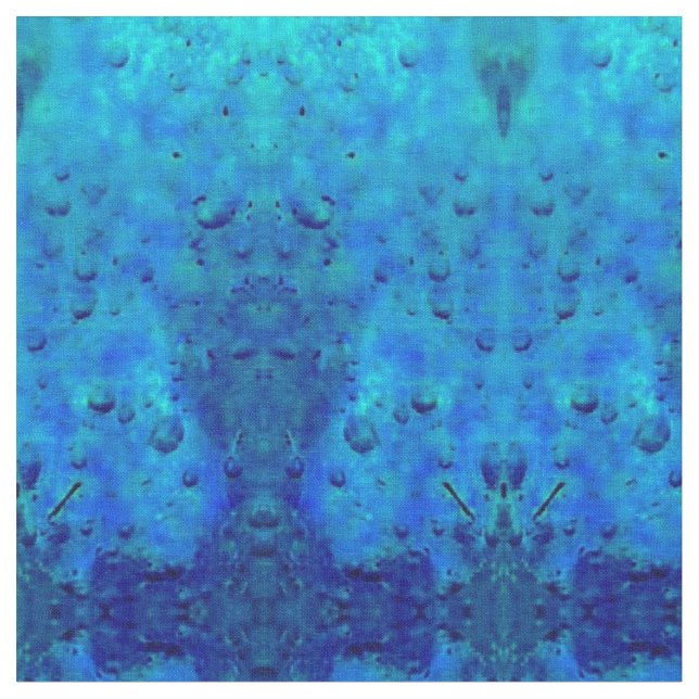 Tela Burbujas de Hielo Azul (De cerca)