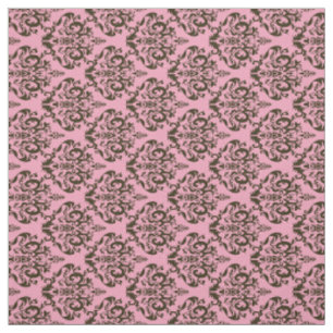 Tela Burgundy Frost Orchid Damask