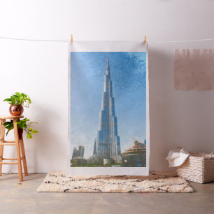 Tela Burj Khalifa, pintura de Dubai