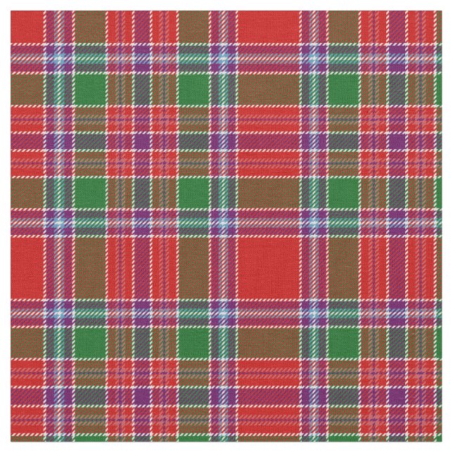 Tela Burrell Tartan Print (De cerca)
