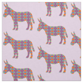 Tela Burro en modelo colorido