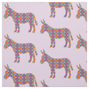 Tela Burro en modelo colorido
