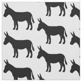 Tela Burro en silueta