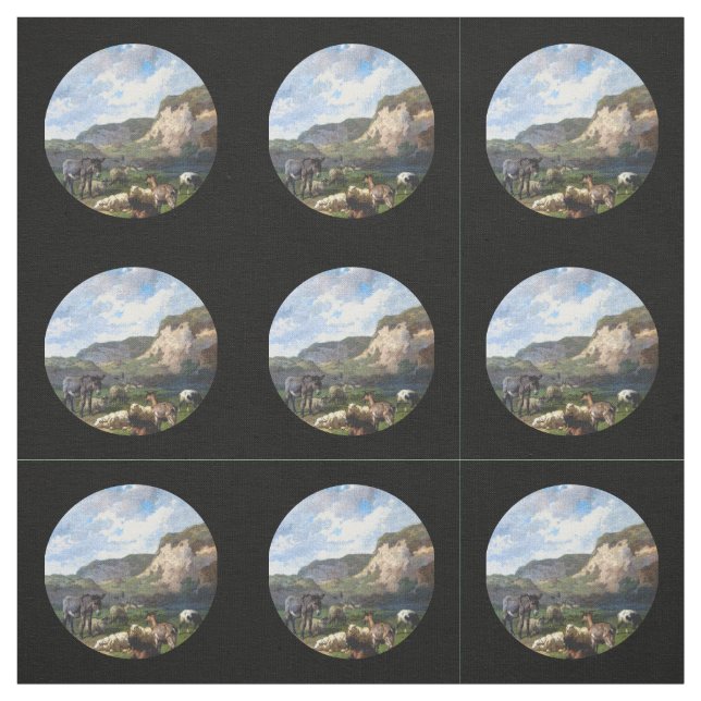 Tela Burro Y Oveja (Retal)