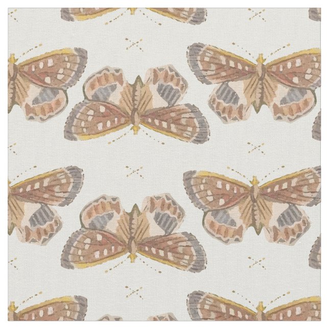 Tela Butterfly besa a Boho (De cerca)