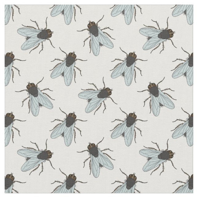 Tela Buzzing Casa vuela mosca mosca insecto Yucky Bug (De cerca)