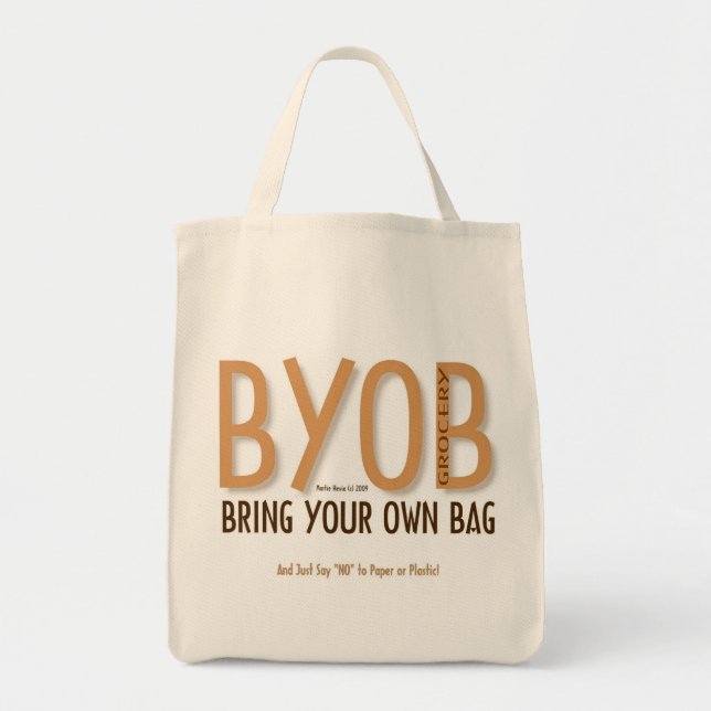 Tela BYOB: Traiga su propio bolso de ultramarinos 7 (Frente)