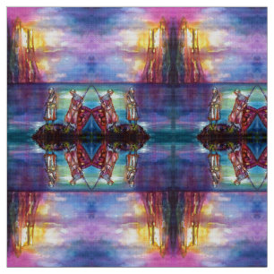 Tela Caballeros medievales de PENDRAGON, Lago Sunset, F