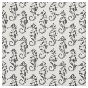 Tela Caballo de mar negro