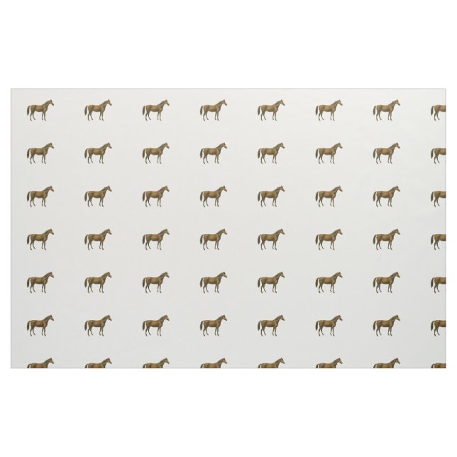 Tela Caballo del vintage ("Cuarto gordo" (fat quarter))